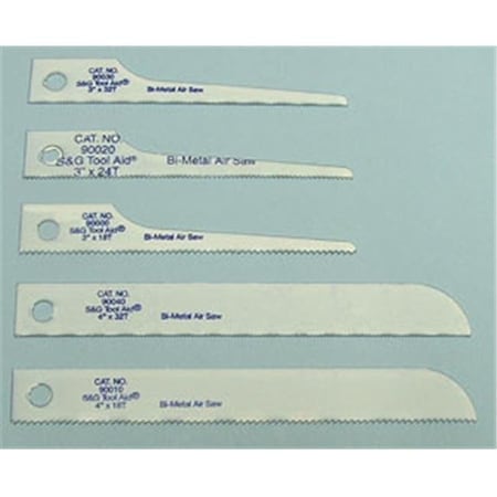 S&G Tool Aid S and G Tool Aid 90050 Air Saw Blade Assortment SGT-90050